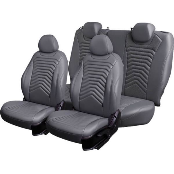 Чехлы Премиум Экокожа Байрон Президент|Жук на Nissan Note 2005-2014 г.в.