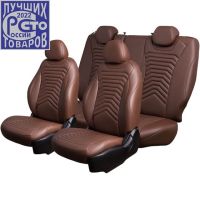 Чехлы Премиум Экокожа Байрон Президент|Жук на Nissan Note 2005-2014 г.в.